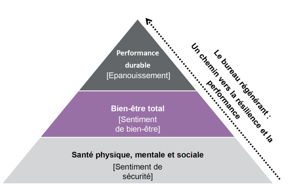 Pyramide du bien-être global et une performance durable