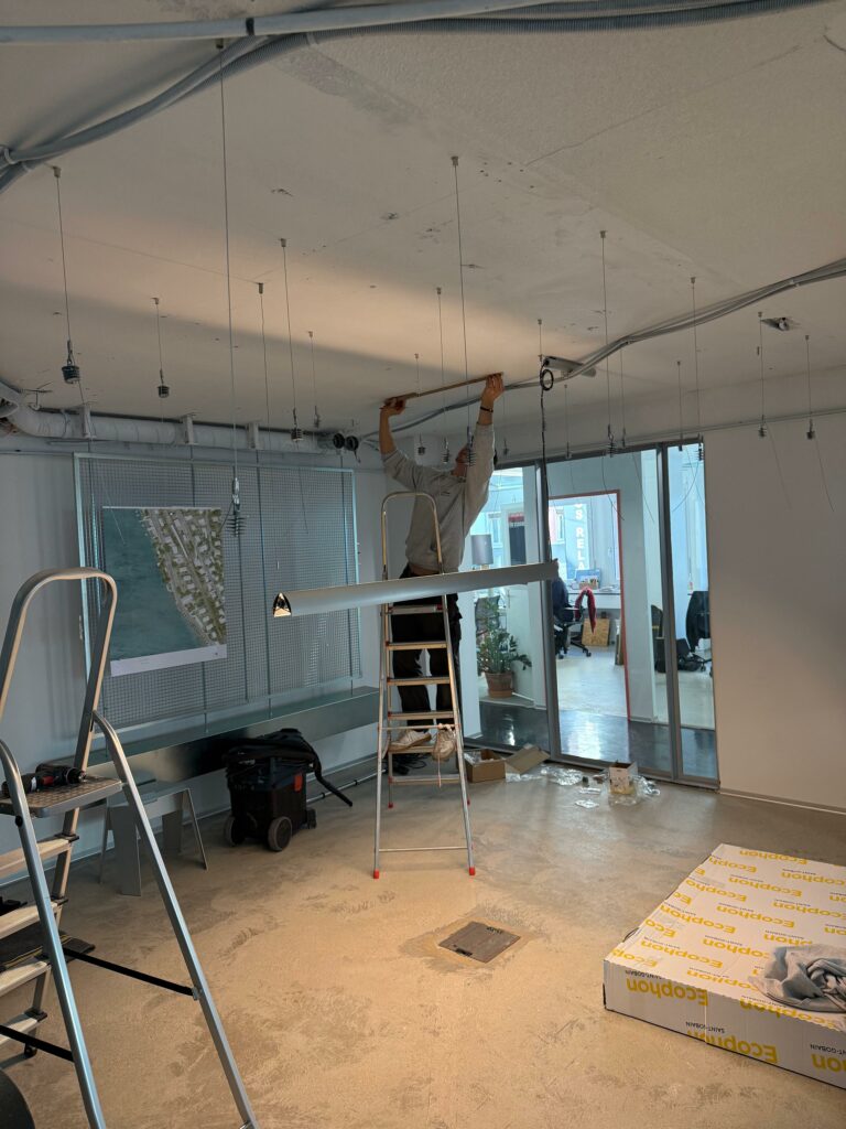 Akustikplatten – Installation