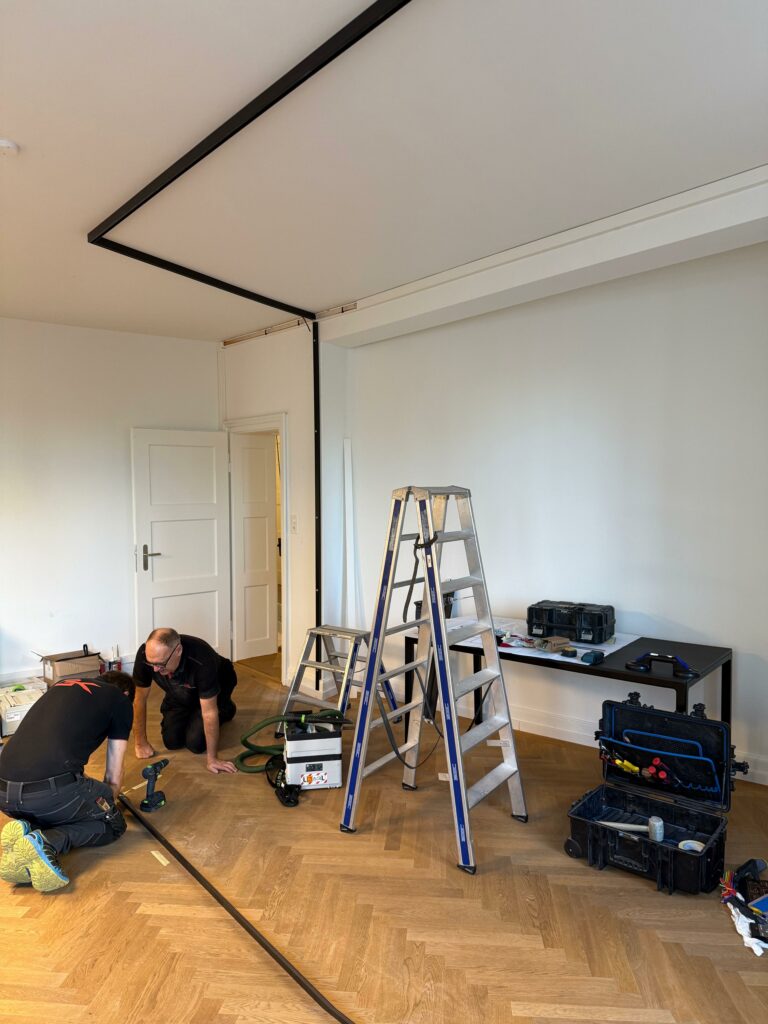 Cloisons vitrées - installation